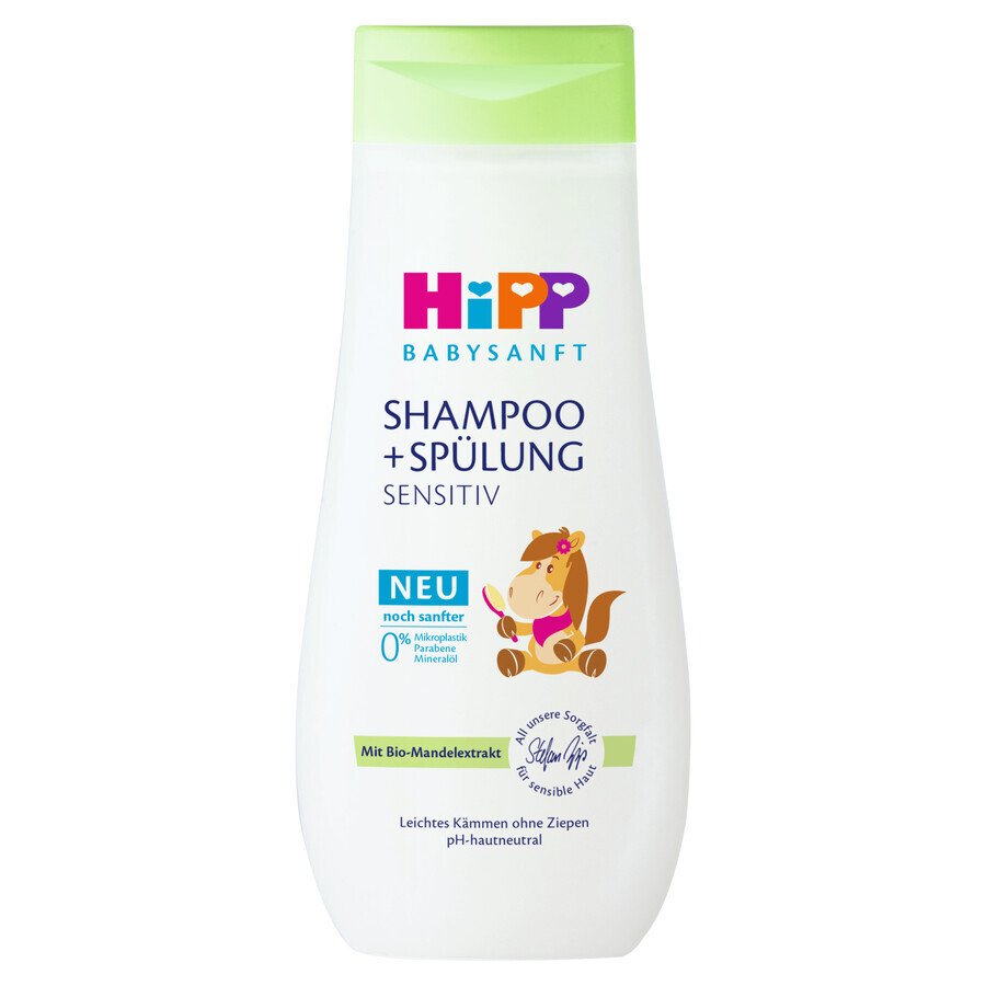 Buy HiPP Babysanft, shampoo and conditioner for hair care, from the first day, 200 ml HiPP Babysanft, shampoo and conditioner for hair care, from the first day, 200 ml