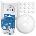 Sipo, set di protezione dei contatti, tappi per prese, bianco, 12 pezzi Sipo, set di protezione dei contatti, tappi per prese, bianco, 12 pezzi
