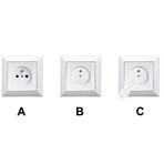 Sipo, set di protezione dei contatti, tappi per prese, bianco, 12 pezzi Sipo, set di protezione dei contatti, tappi per prese, bianco, 12 pezzi