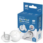 Sipo, set di protezione dei contatti, tappi per prese, bianco, 12 pezzi Sipo, set di protezione dei contatti, tappi per prese, bianco, 12 pezzi