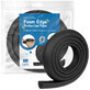 Sipo, foam tape to protect sharp edges, black, 2 meters