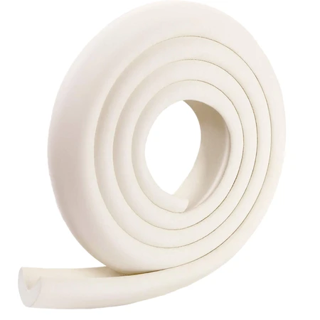 Sipo, Schaumstoffband zum Schutz scharfer Kanten, ecru, 2 Meter