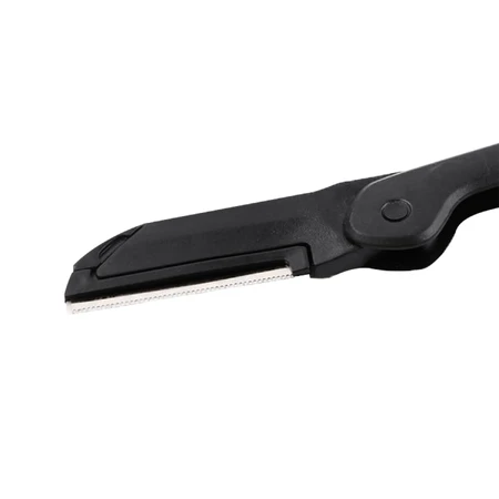 Cuchillo para depilación Lash Brow, cejas y cara, negro, 1 unidad