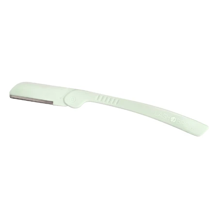 Cuchillo para depilación Lash Brow, cejas y cara, negro, 1 unidad