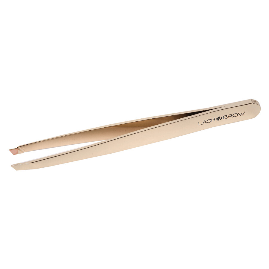 Buy Lash Brow, golden tweezers for adjusting eyebrows, 1 pc Lash Brow, golden tweezers for adjusting eyebrows, 1 pc