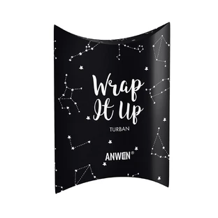 Anwen Wrap It Up, Haar-Turban, schwarz, 1 Stück