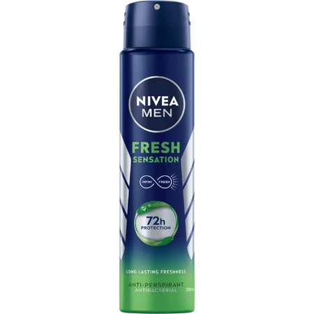 Nivea Men Fresh Sensation, spray antitranspirante para hombre, 250 ml