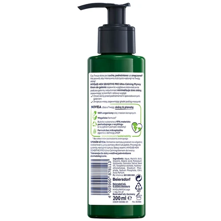 Nivea Men Sensitive Pro, flüssiger Rasierschaum, 200 ml