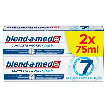 Blend-a-med Complete Protect 7, Tandpasta, Extra Fris, 2 x 75 ml