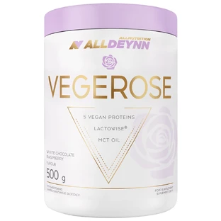Alldeynn Alldeynn VegeRose, white chocolate and raspberry flavor, 500 g