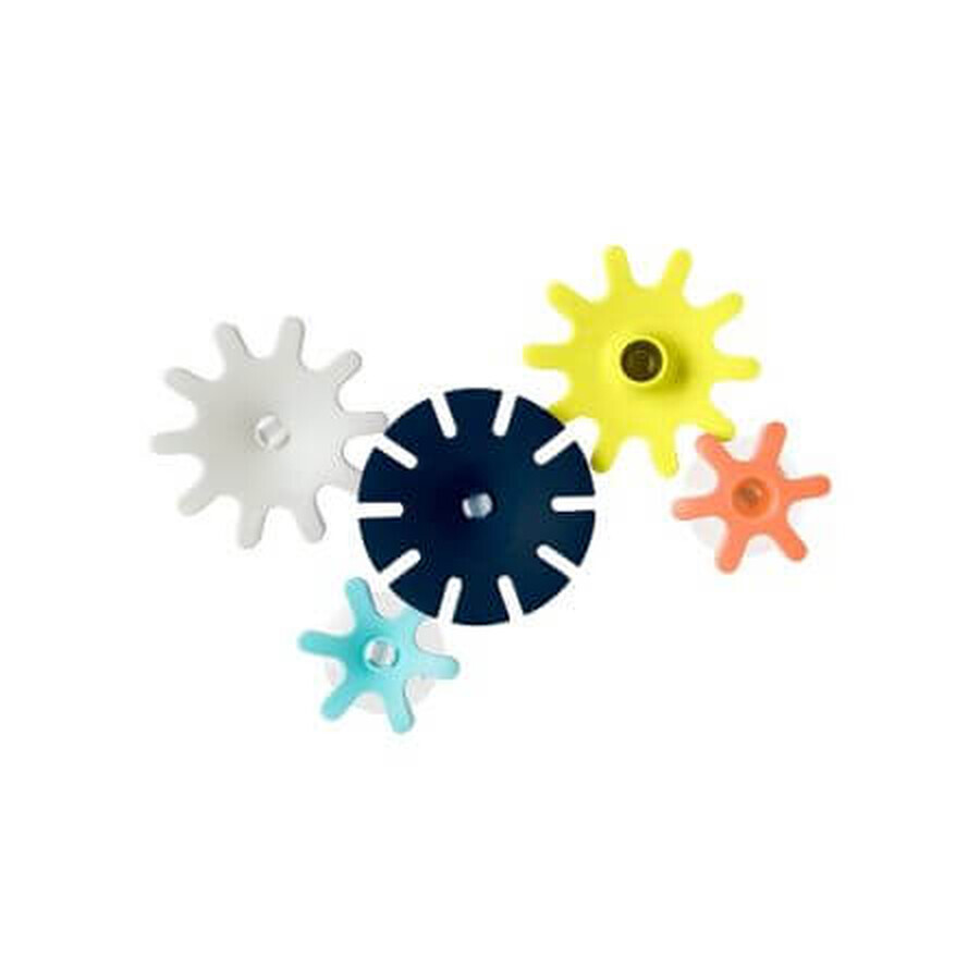 Boon, juguete acuático, Mordedores Cogs Cool, a partir de 12 meses, 5 piezas