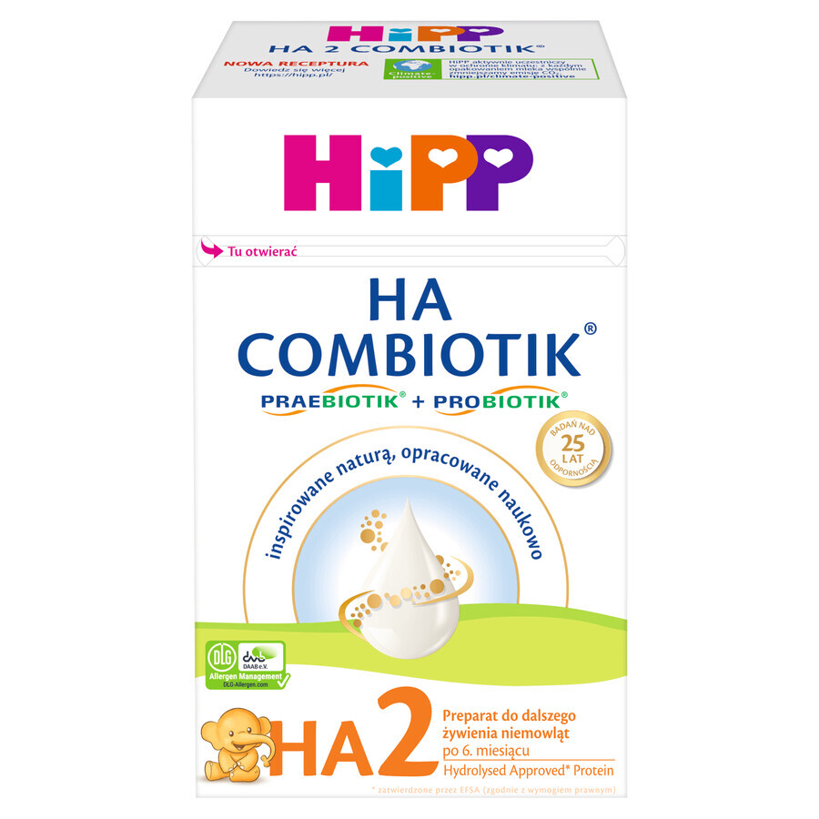 HiPP HA 2 Combiotik Folgemilch, nach 6 Monaten, 600 g