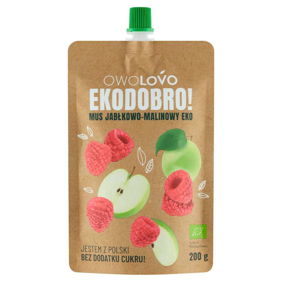 Acquista Owolovo Ekodobro! Mousse di mele e lamponi Eko in tubetto, 200 g Owolovo Ekodobro! Mousse di mele e lamponi Eko in tubetto, 200 g