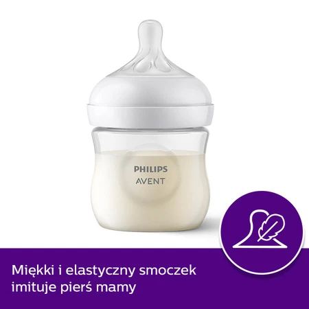 Avent Natural Response, tétine de biberon réactive, pour aliments épais, SCY966/02, après 6 mois, 2 unités