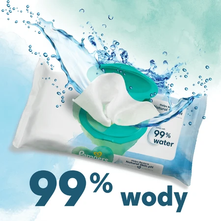 Pampers Harmonie Aqua, Feuchttücher, 24 x 48 Stück, Procter & Gamble