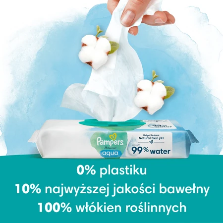 Pampers Harmonie Aqua, Feuchttücher, 24 x 48 Stück, Procter & Gamble