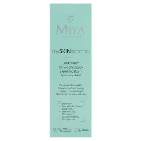 Miya mySKINisotonic, licht hydraterende crème met elektrolyten, 40 ml
