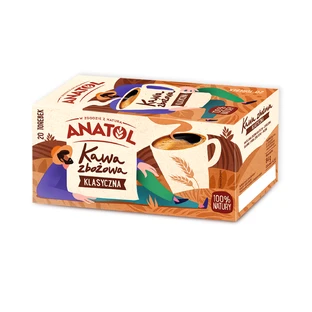 Anatol Graan Koffie, klassiek, 4,2 g x 20 zakjes