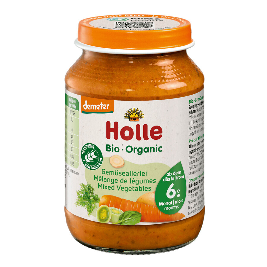 Buy Holle Bio plate, mixed vegetables, after 6 months, 190 g Holle Bio plate, mixed vegetables, after 6 months, 190 g