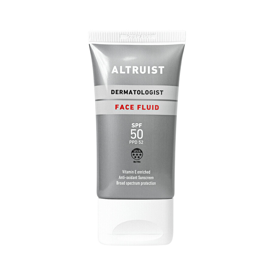 Boutique Altruist Sunscreen Face Fluid, écran solaire avec niacinamide, SPF 50, 50 ml Altruist Sunscreen Face Fluid, écran solaire avec niacinamide, SPF 50, 50 ml