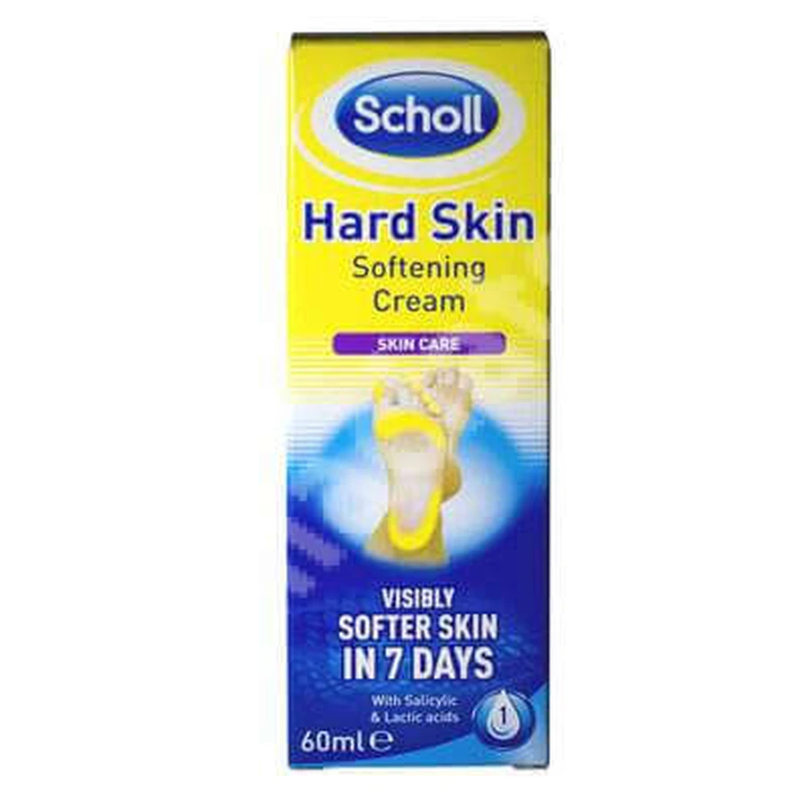 Crème voor het verzachten van verdikte huid, 60 ml, Scholl