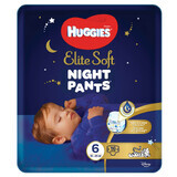 Huggies Elite Soft Nights Pants, night diapers, Disney, size 6, 15-25 kg, 16 pcs
