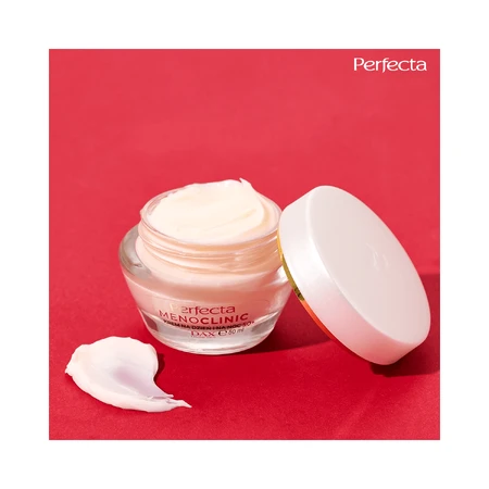 Perfecta Menoclinic, crema facial antiarrugas reafirmante 50+, día y noche, 50 ml