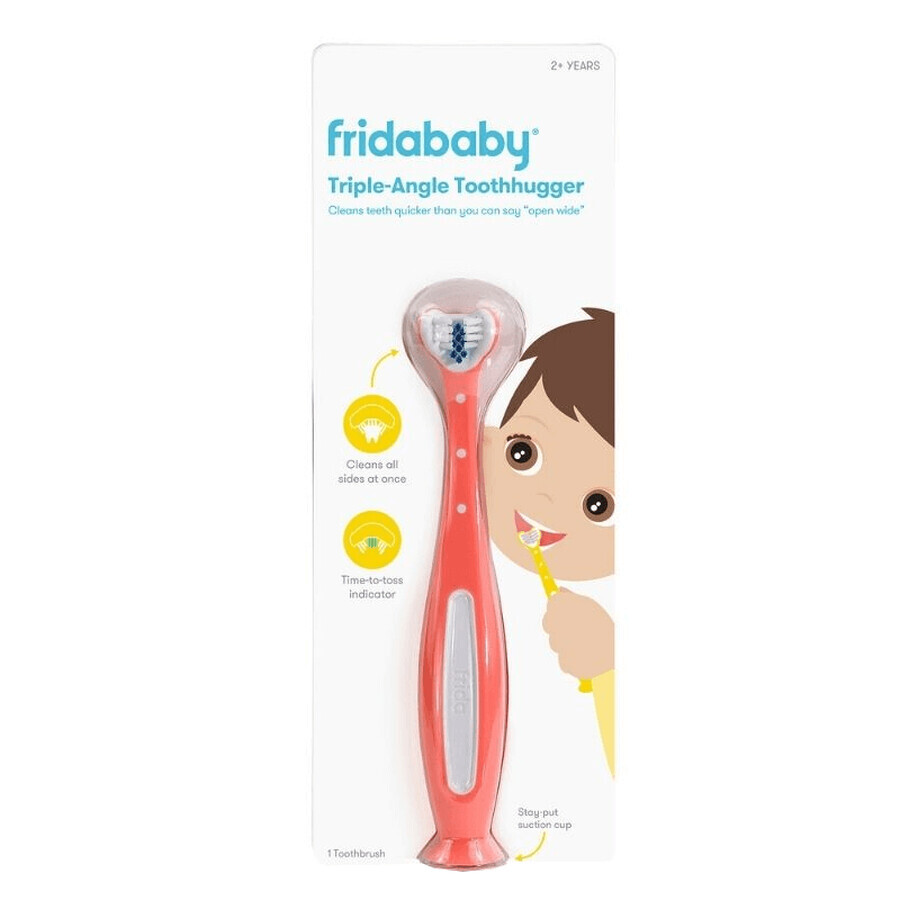 Shop Frida Baby Tooth Hugger 3D, Kinderzahnbürste, rosa, ab 2 Jahren, 1 Stück Frida Baby Tooth Hugger 3D, Kinderzahnbürste, rosa, ab 2 Jahren, 1 Stück