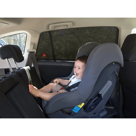 Royal Rascals, zonnescherm voor auto, zwart, 2 stuks