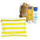 Mustela Sun set, Baby on the go - peau sujette &#224; l&#39;atopie, lait solaire, SPF 50, 40 ml + Stelatopia, cr&#232;me visage, 40 ml + pochette cosm&#233;tique &#233;tanche offerte