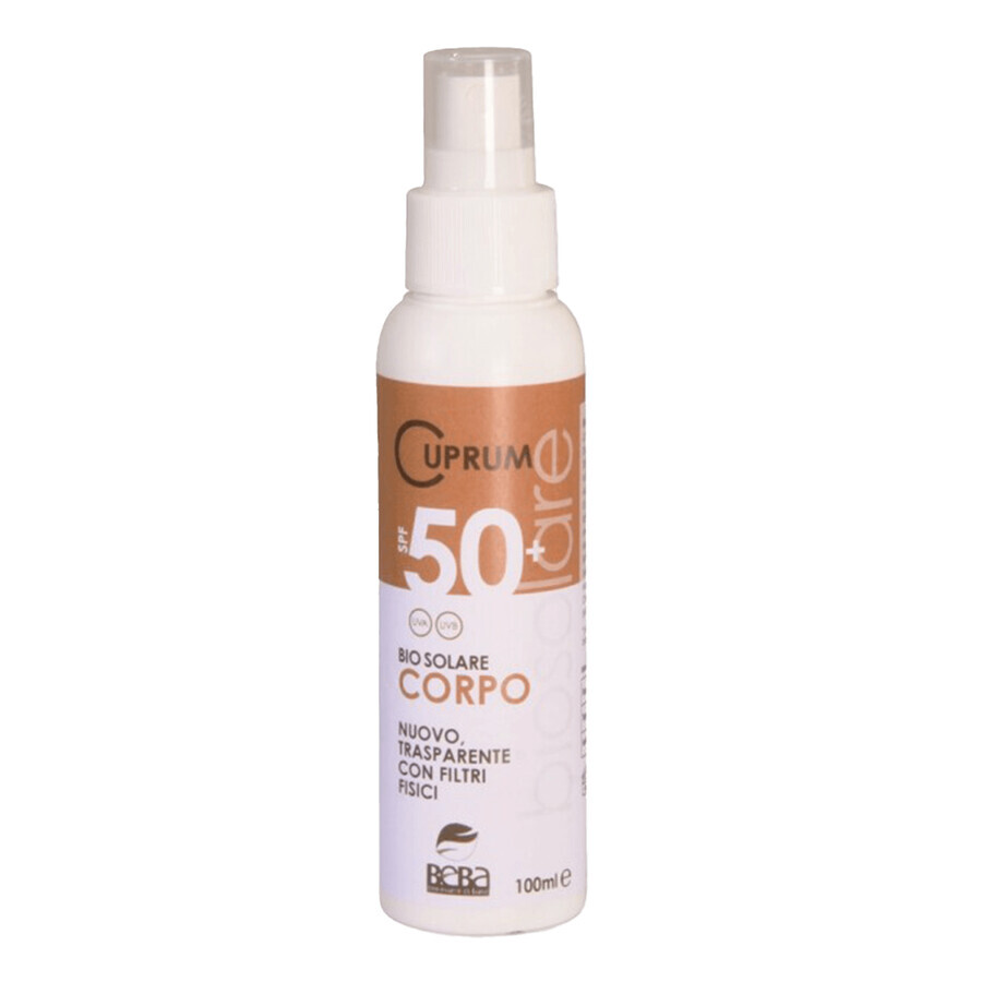 Acquista Beba Cuprum Line, crema solare spray per il corpo, SPF 50, 100 ml Beba Cuprum Line, crema solare spray per il corpo, SPF 50, 100 ml