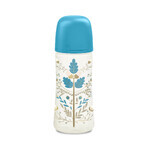 Suavinex Gold Premium, biberon avec tétine physiologique SX Pro, débit rapide, bleu, à partir de 6 mois, 360 ml
