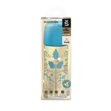 Suavinex Gold Premium, biberón con tetina fisiológica SX Pro, flujo rápido, azul, a partir de 6 meses, 360 ml
