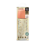 Suavinex SX Pro, biberón, flujo rápido, con tetina fisiológica, Gold Premium, naranja, 360 ml