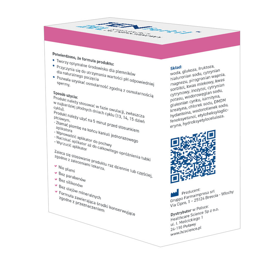 TENfertil Gel, gel hidratant vaginal, 5 ml x 6 aplicatoare vaginale