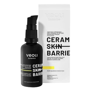 Veoli Botanica Ceramide Skin Barrier, regenererende en heropbouwende crème met ceramiden NP, AP en EOP, cholesterol en vetzuren, 40 ml