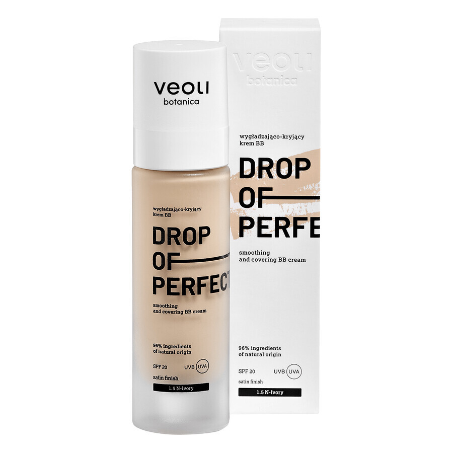 Buy Veoli Botanica Drop of perfection. BB Cream smoothing and covering, SPF 20, no. 1.5 N Ivory, 30 ml Veoli Botanica Drop of perfection. BB Cream smoothing and covering, SPF 20, no. 1.5 N Ivory, 30 ml