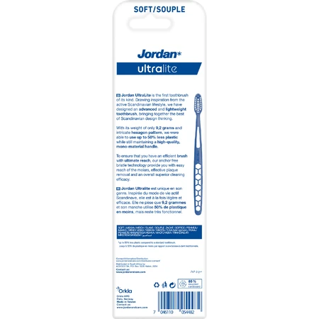 Jordan Ultralite Soft, Zahnbürste, weich, 2 Stück