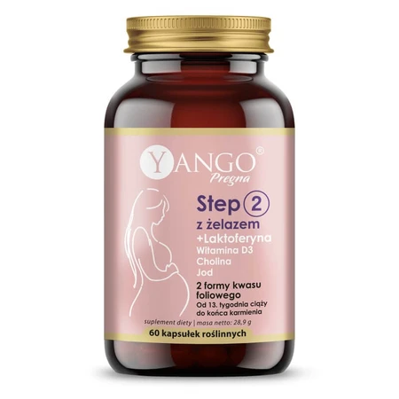 Yango Pregna Step 2 avec du fer, 60 gélules végétales