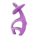 Mombella, teether, Dancing Elephant, purple, from 3 months, 1 pc