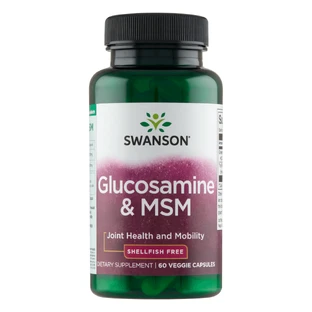 Swanson Glucosamine & MSM, 60 vegetarian capsules