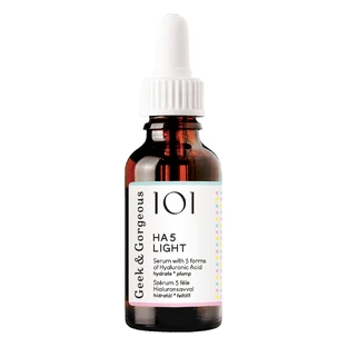 Geek &amp; Gorgeous HA 5 Light, moisturizing serum with hyaluronic acid, 30 ml