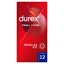 Durex Feel Thin Classic, Kondome mit mehr Gleitmittel, dünn, 12 Stück