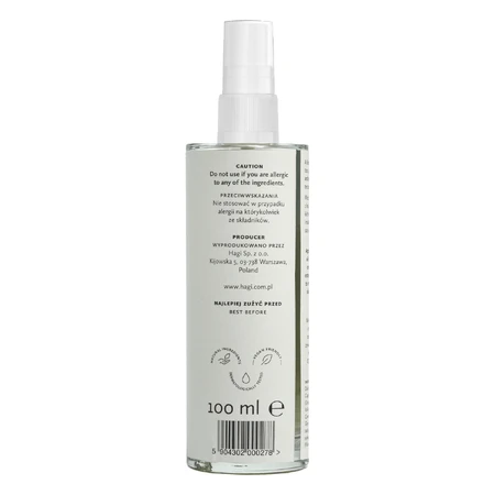 Hagi Flax and Cotton, huile intime naturelle, 100 ml