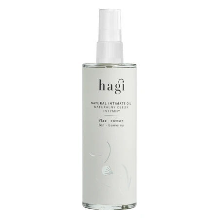 Hagi Flax and Cotton, huile intime naturelle, 100 ml