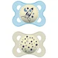 MAM Original, pacifier, silicone, orthodontic, night, boy, 2-6 months, 2 pieces