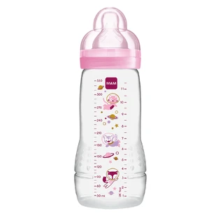 Biberón MAM Easy Active Space Adventure para niñas, a partir de 4 meses, 330 ml
