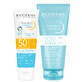 Set Bioderma Photoderm Pediatrics, fluide min&#233;ral pour enfants, pour peaux sensibles et allergiques, SPF 50+, 50 g + gel-cr&#232;me apaisant pour prolonger le bronzage, 100 ml