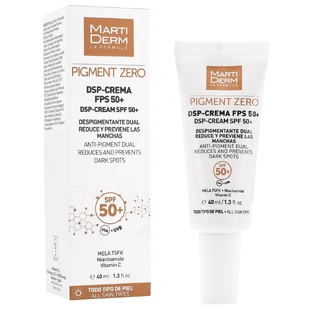 MartiDerm Pigment Zero, DSP depigmenting cream against hyperpigmentation, day, SPF 50+, 40 ml