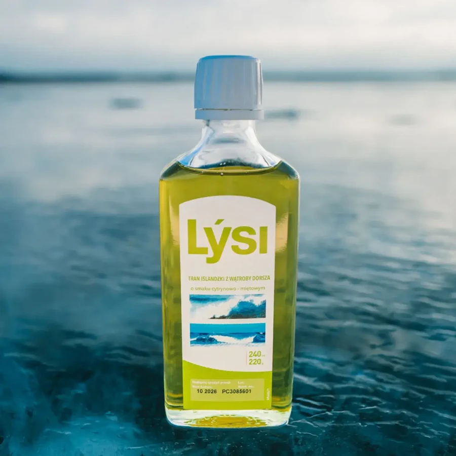 Lysi Isländischer Lebertran, Zitronengeschmack, 240 ml